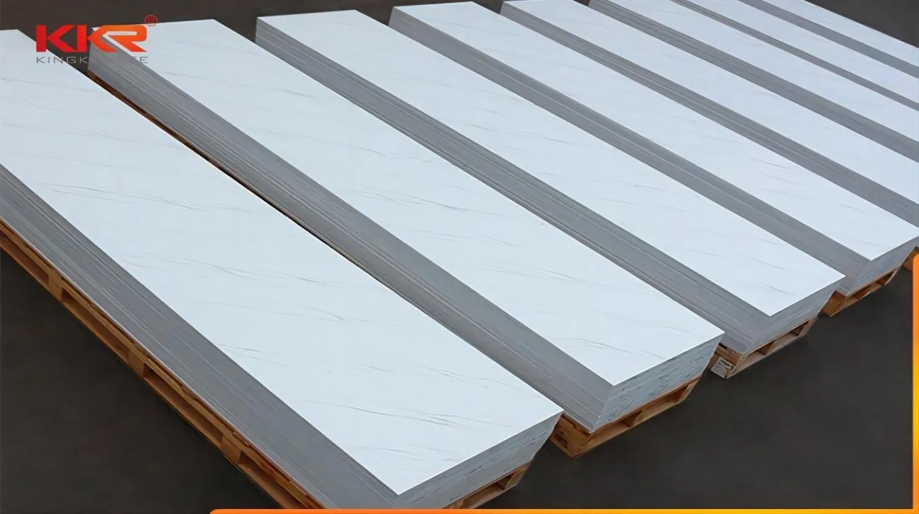 KKR solid surface sheets.
