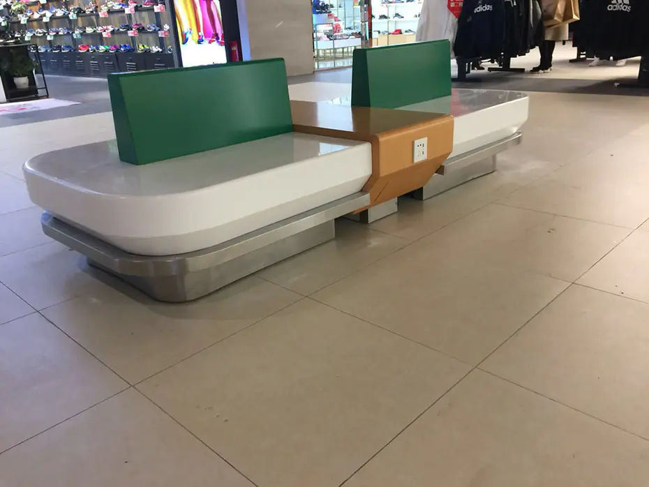 Shopping Resting Bench