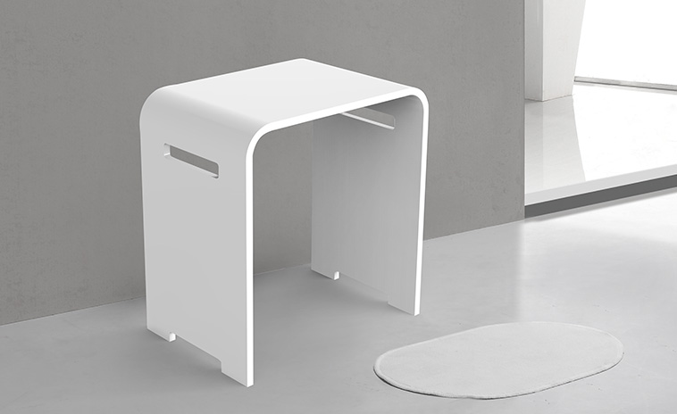 Solid Surface Shower Stool