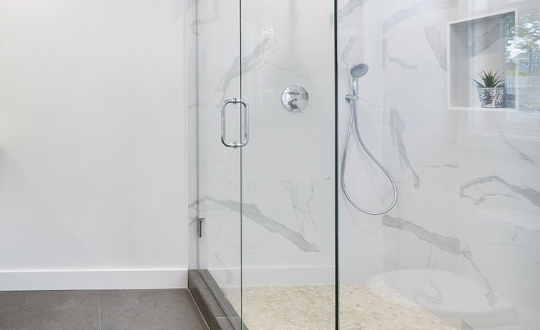 Solid Surface Shower Wall