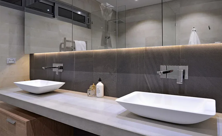 Surface Bathroom Sink.png Exploring Solid Surface Countertops: Materials, Performance, and Design Flexibility 2
