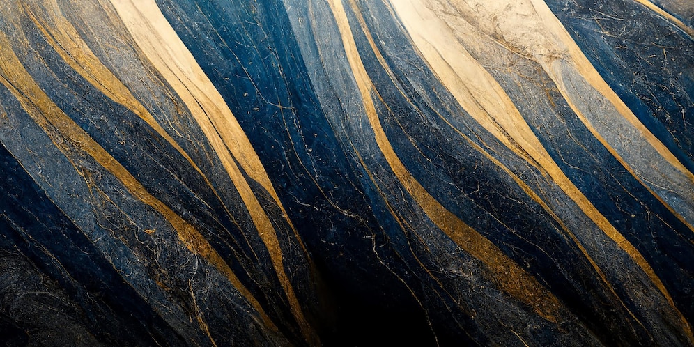 Luxury marble gold and blue