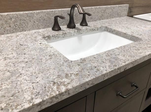 Matériaux pour comptoirs de salle de bain en granit