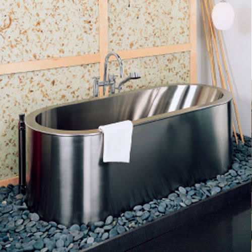 Stainless Steel Freestanding Bathtub
