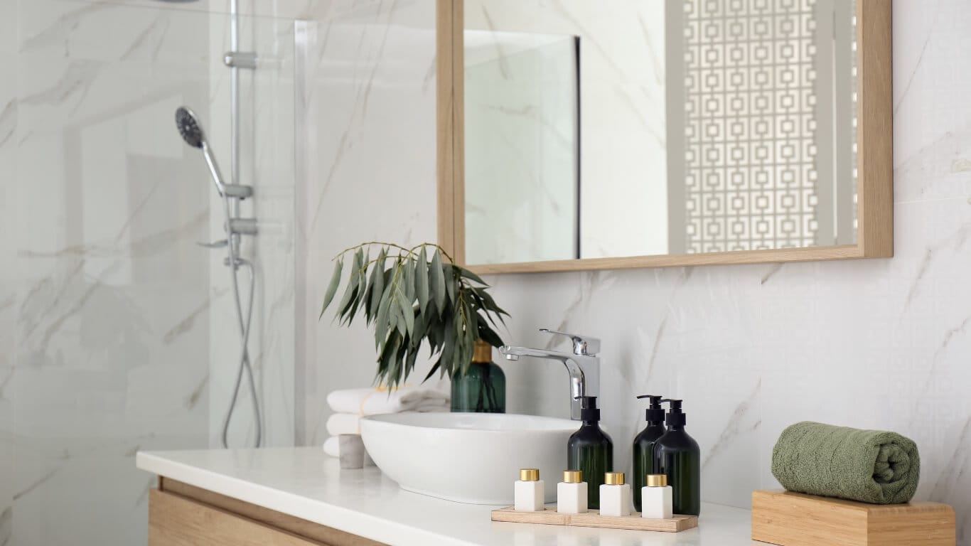 Integrated Vanity Top with Sink