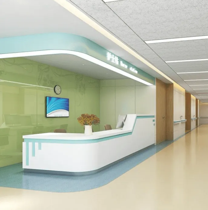 nurse station solid surface worktops 15