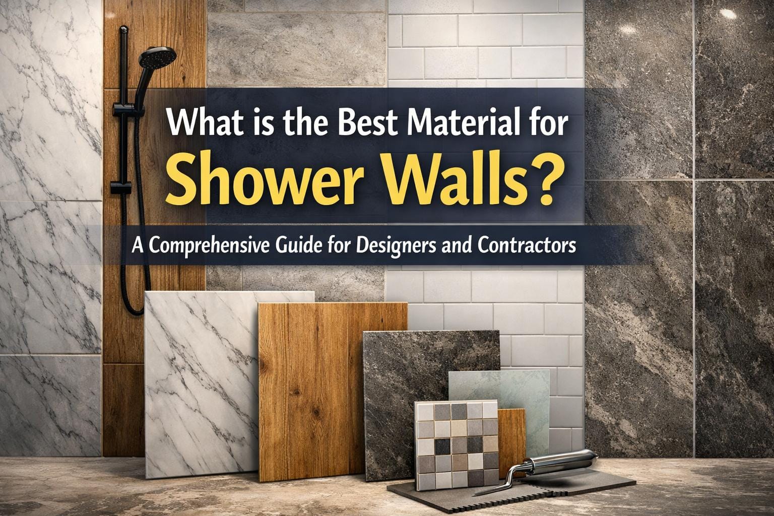 ¿Cuál es el mejor material para las paredes de la ducha? - Una guía completa para diseñadores y contratistas.
