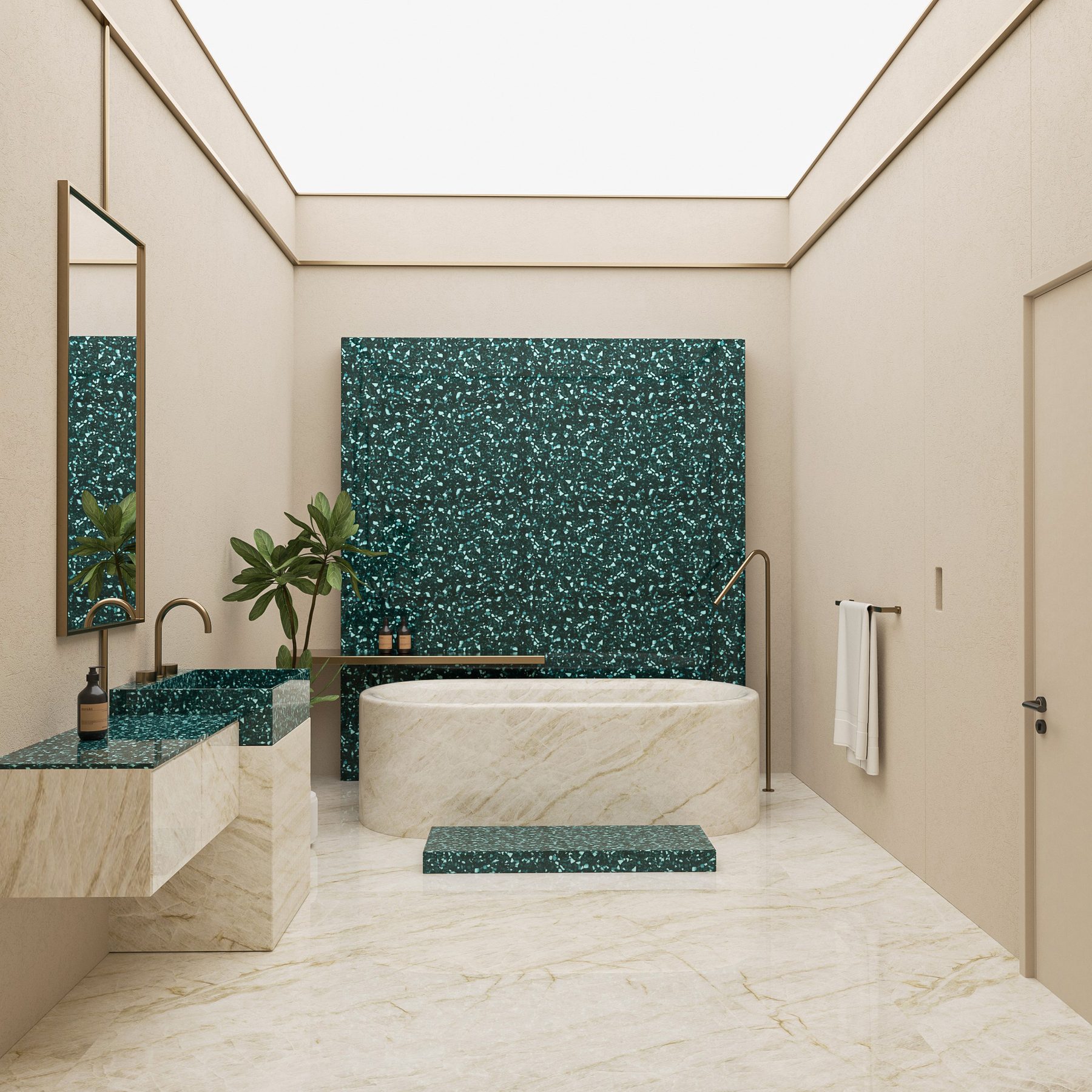 Green Solid Surface Sheets m2108 wall 2 1
