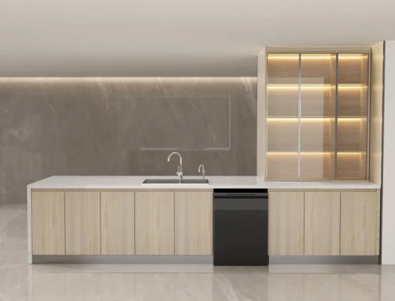 Modern kitchen cabinets